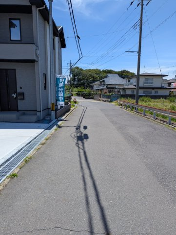 ひたちなか市高場　6期の前面道路含む現地写真|前面道路含む現地写真です