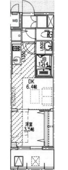 エスリードレジデンス都島デュオの間取り