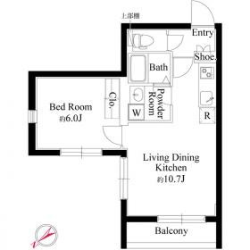【間取り】 | グランパセオ大岡山Ⅱ | 間取り図