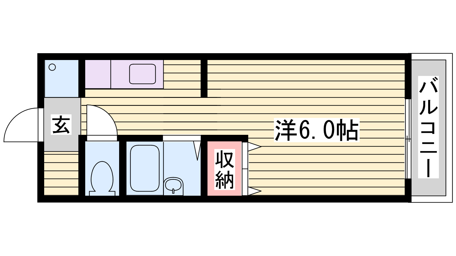 エステートピアセルベーユⅡの間取り