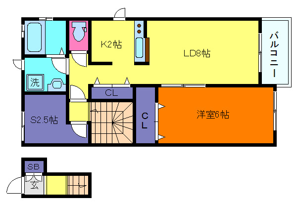 BRICKS本山A棟の間取り
