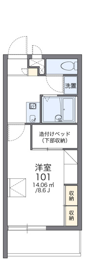 【間取り】 | レオパレス丸ノ口 | 画像2