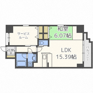 プレジオ本町の間取り