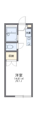 レオパレス藤本Ⅱの間取り