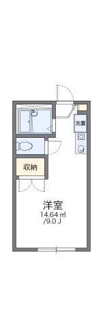 レオパレス藤本Ⅱの間取り