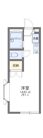 レオパレス藤本Ⅱの間取り