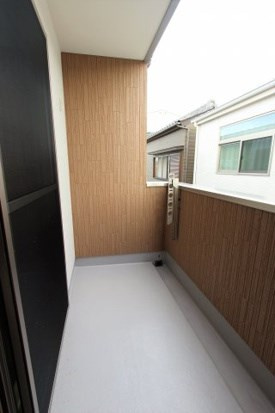 陸田栗林１ー８－１０コダテックスⅤＤのバルコニー