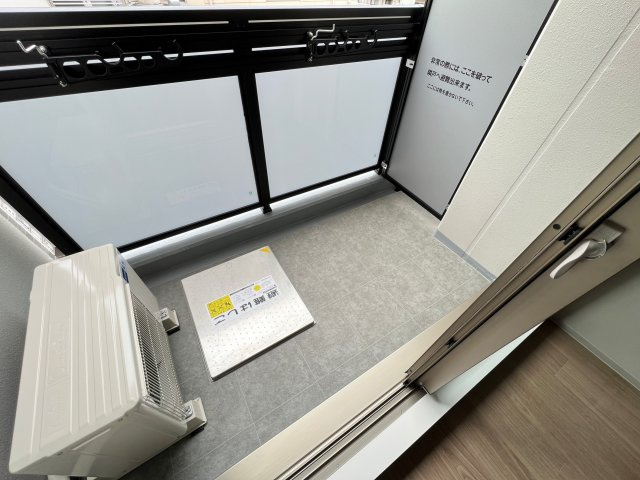 WORVE大阪本町のバルコニー