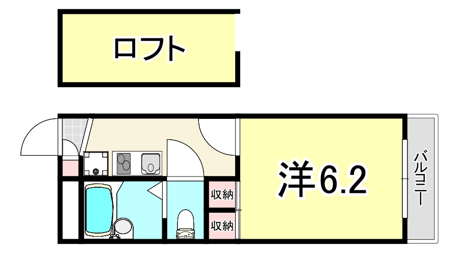 レオパレスアーデルⅡの間取り