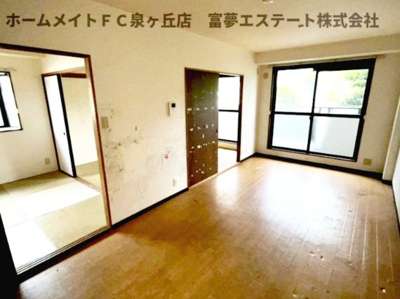 【居間・リビング】 | EverGreen泉ヶ丘1号館 | ※空き予定のため同物件・別号室の写真（リフォーム前）