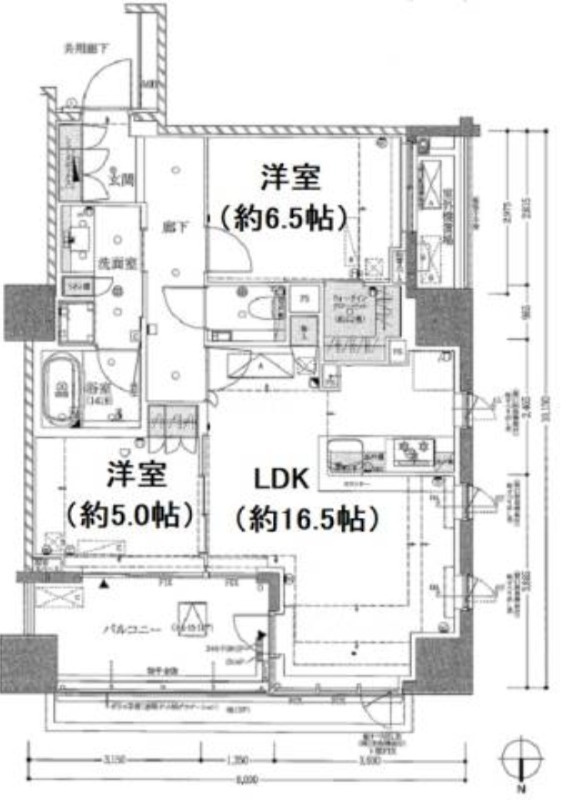 ザ・パークハウス恵比寿の間取り