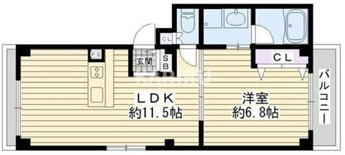 アリエッタ鶴見緑地の間取り