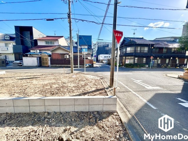北区金城2丁目　1期の前面道路含む現地写真