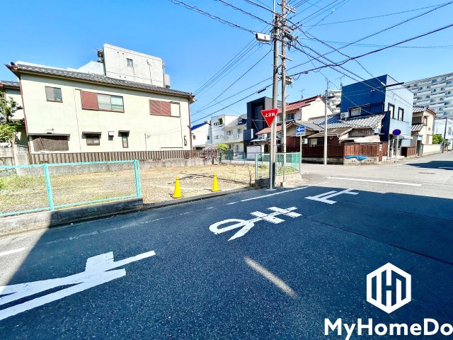 北区金城2丁目　1期の前面道路含む現地写真