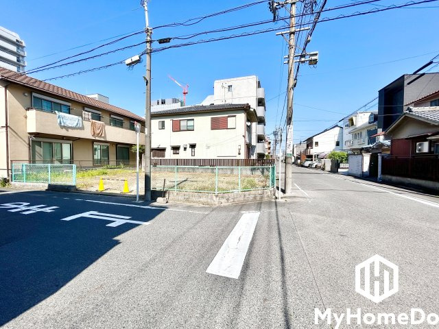 北区金城2丁目　1期の前面道路含む現地写真