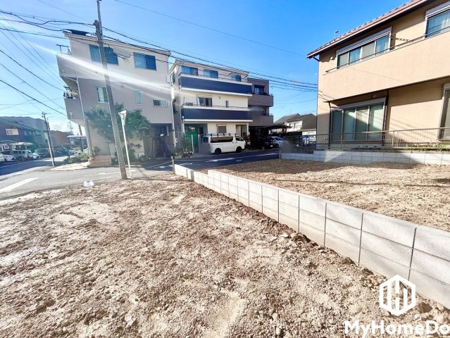 北区金城2丁目　1期の前面道路含む現地写真