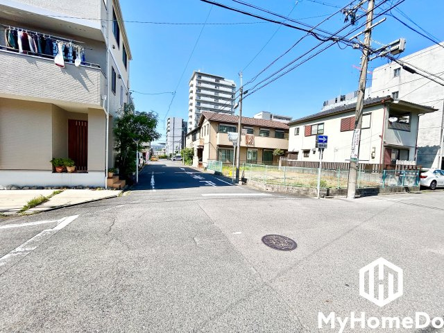 北区金城2丁目　1期の前面道路含む現地写真