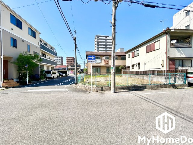 北区金城2丁目　1期の前面道路含む現地写真