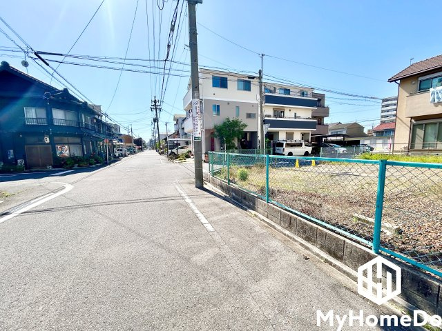 北区金城2丁目　1期の前面道路含む現地写真