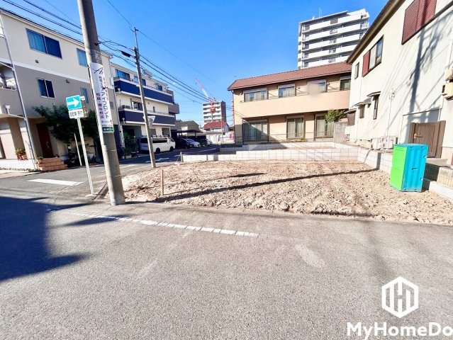 北区金城2丁目　1期の前面道路含む現地写真