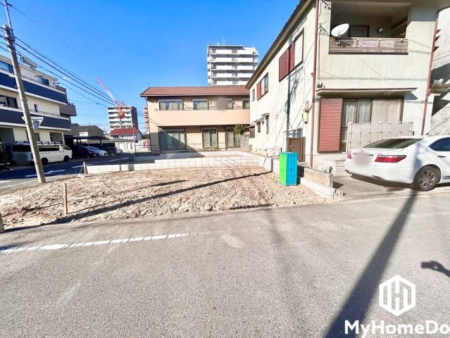北区金城2丁目　1期の前面道路含む現地写真