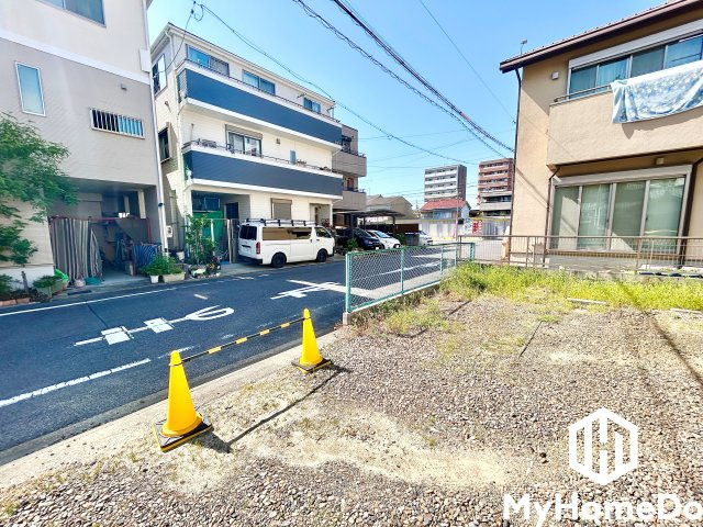 北区金城2丁目　1期の前面道路含む現地写真