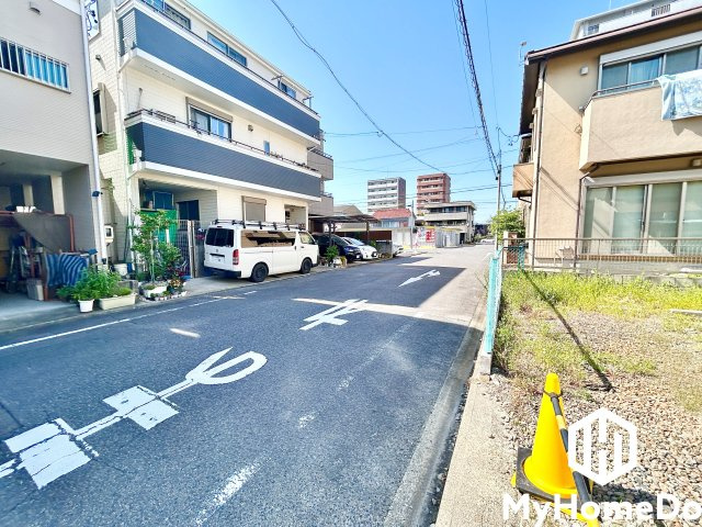 北区金城2丁目　1期の前面道路含む現地写真