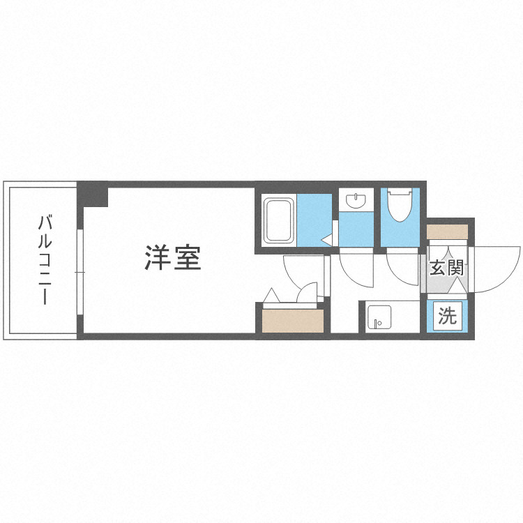 S-RESIDENCE新大阪Rishの間取り