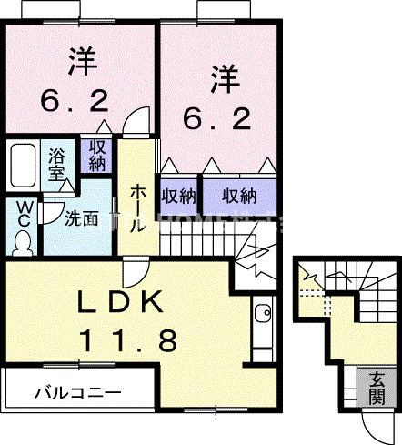 綾部市寺町農屋敷のアパート