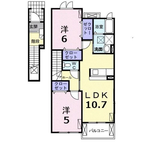 アルバⅡの間取り