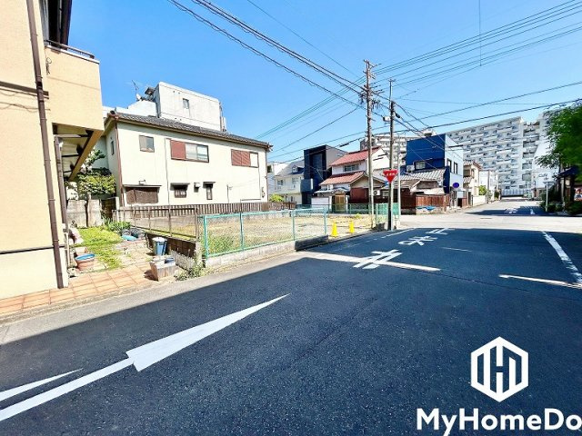 北区金城2丁目　1期の前面道路含む現地写真