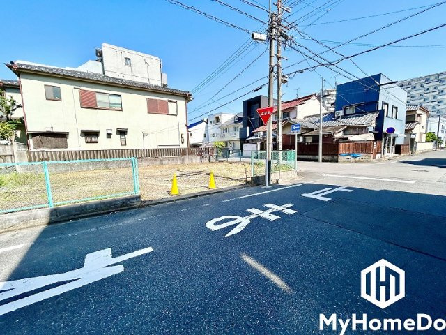 北区金城2丁目　1期の前面道路含む現地写真