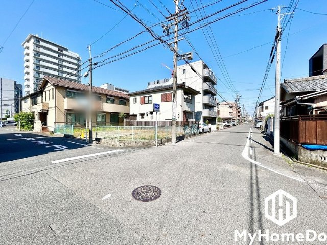 北区金城2丁目　1期の前面道路含む現地写真