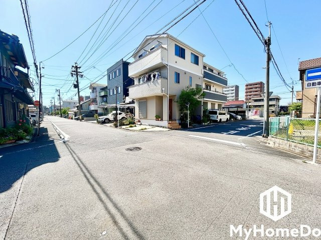 北区金城2丁目　1期の前面道路含む現地写真