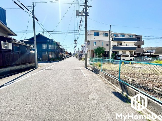 北区金城2丁目　1期の前面道路含む現地写真