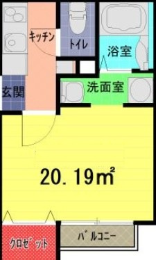 ヴィラート武里の間取り