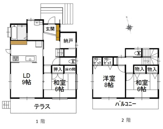 【間取り】 | 東興別荘地　戸建