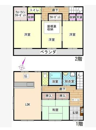 【間取り】の画像