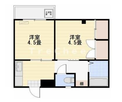 イーグルハイツの間取り