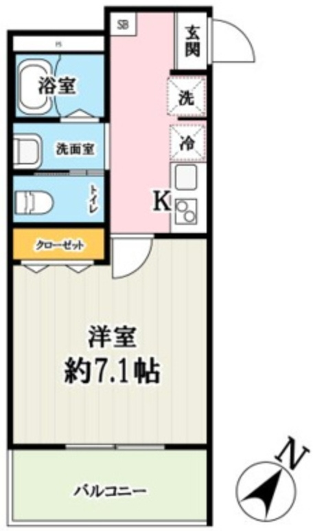 キャメル所沢弥生町2の間取り