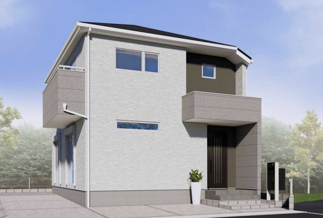【外観パース】 | 北本市本宿4丁目　新築戸建　全8棟　8号棟 | 8号棟