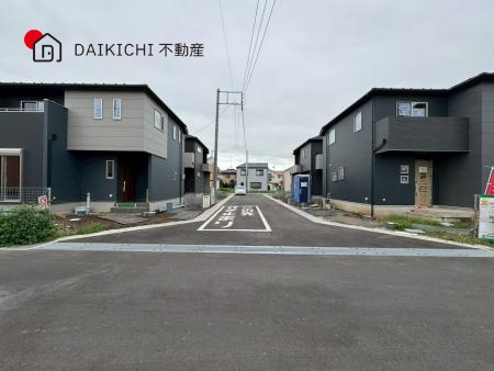 【前面道路含む現地写真】 | 北本市本宿4丁目　新築戸建　全8棟　8号棟