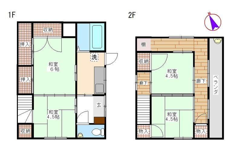松戸本町戸建の間取り