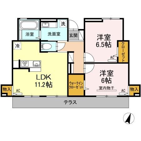 セジュールKの間取り