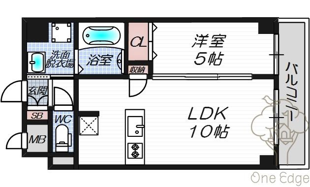 CAVANA梅田北の間取り