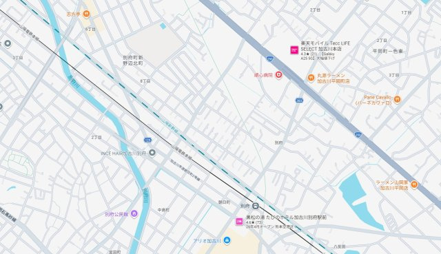 加古川市別府町別府　　　山陽電鉄「別府駅」徒歩6分の地図