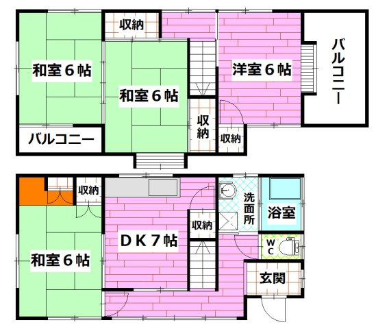 H借家の間取り