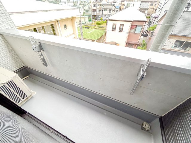 リアコート北田辺のバルコニー