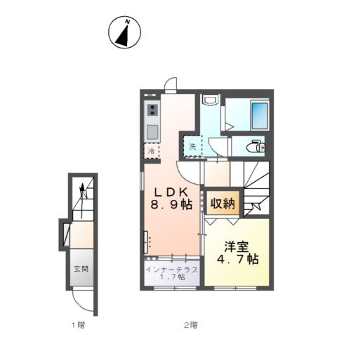 【間取り】 | ブルーム　テラス