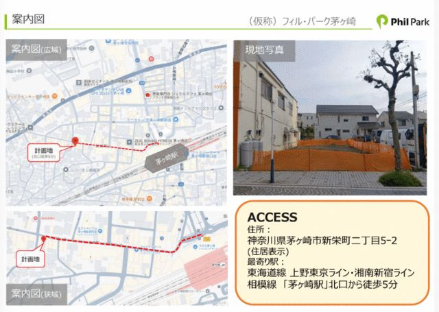 （仮称）フィル・パーク茅ヶ崎の地図